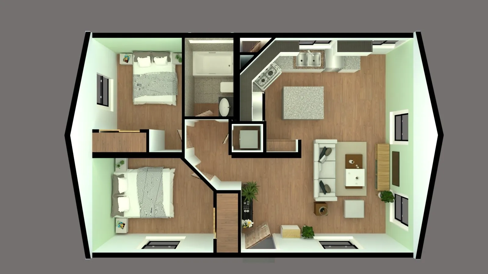Romeo floor plan drawing