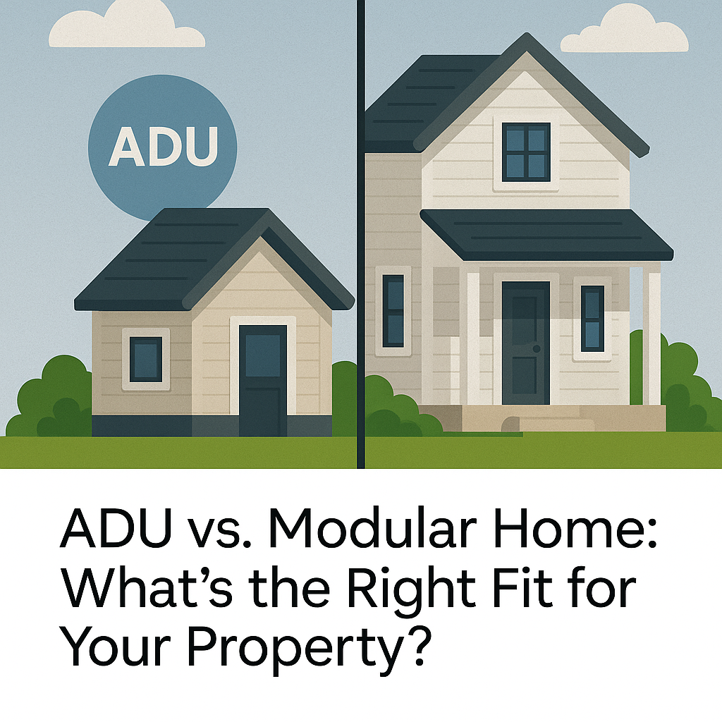 ADU vs. Modular Home: What’s the Right Fit for Your Property?